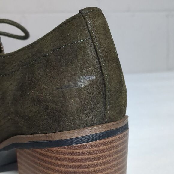 Women's White Mountain Oxford Style Heel Size 10 Dark Academia - Picture 3 of 8